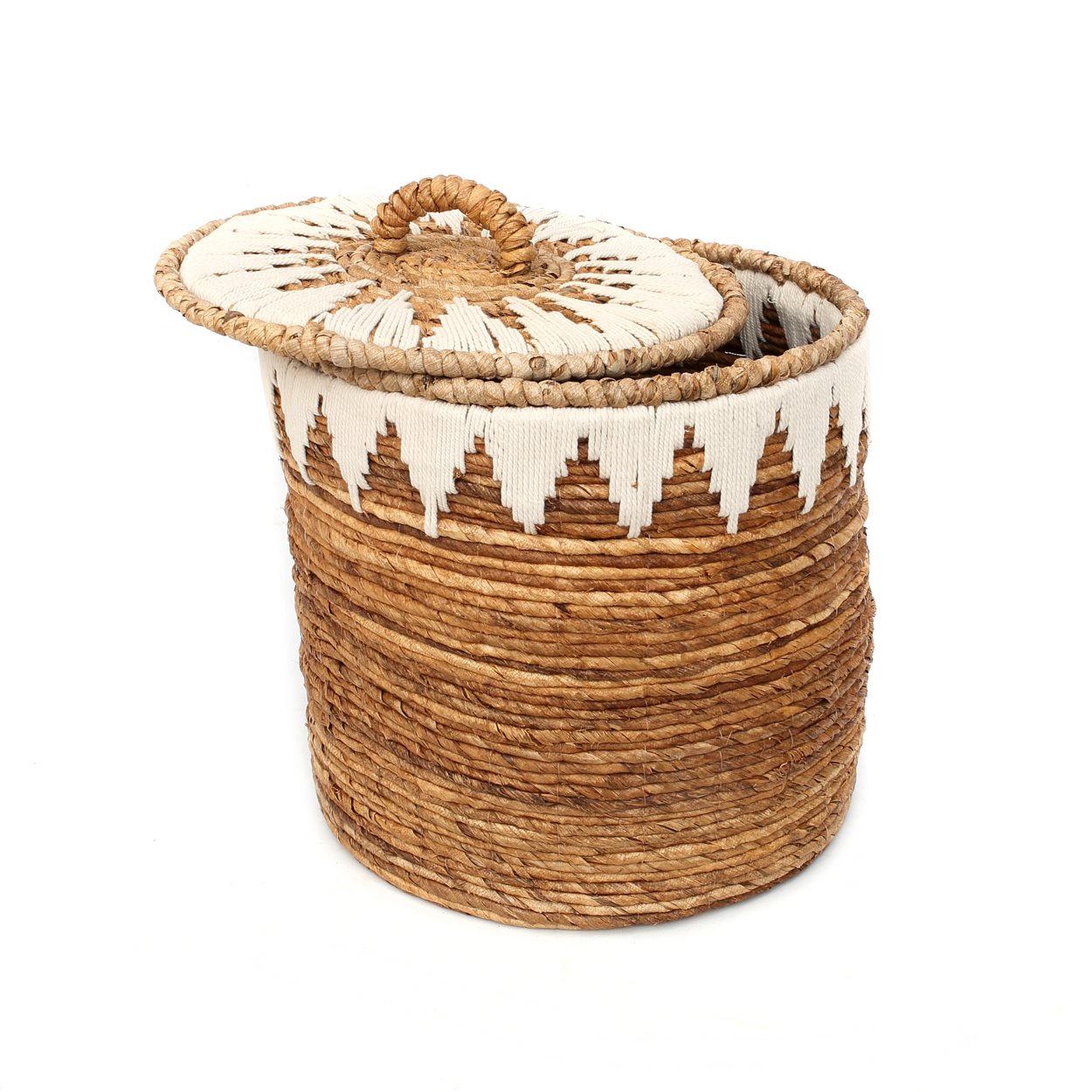 The Banana Stitched Laundry Baskets - Medium