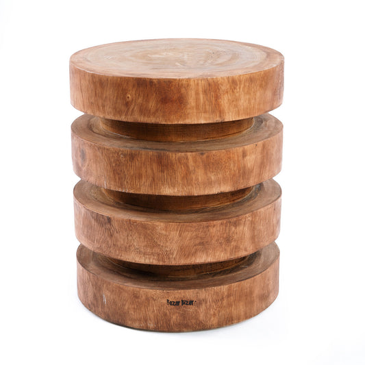 The Massaka Stool Table - Natural