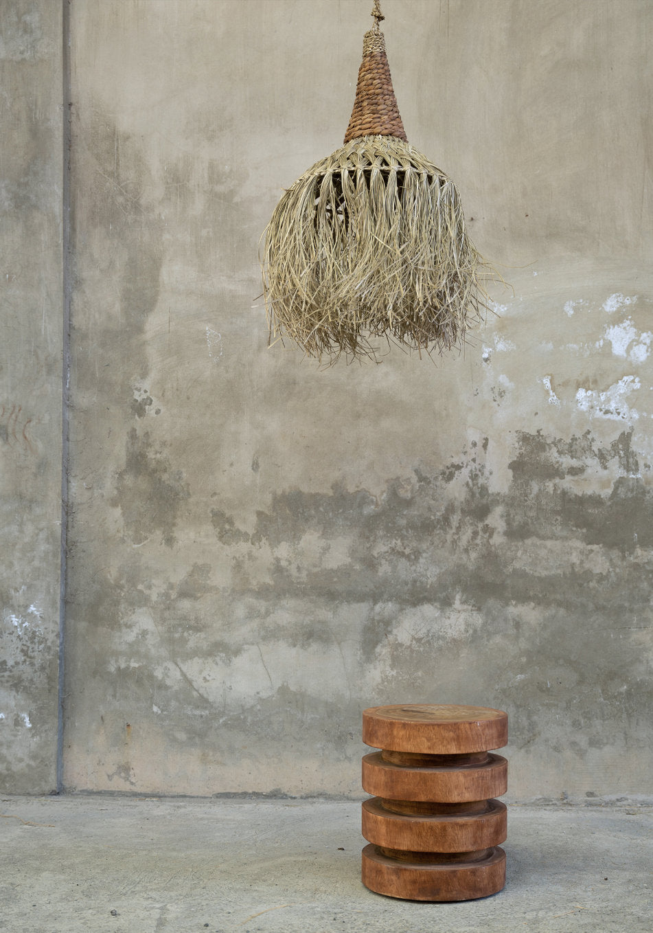 The Massaka Stool Table - Natural