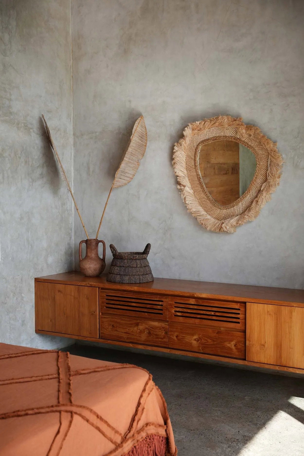 The La Contessa Mirror - Natural - Large
