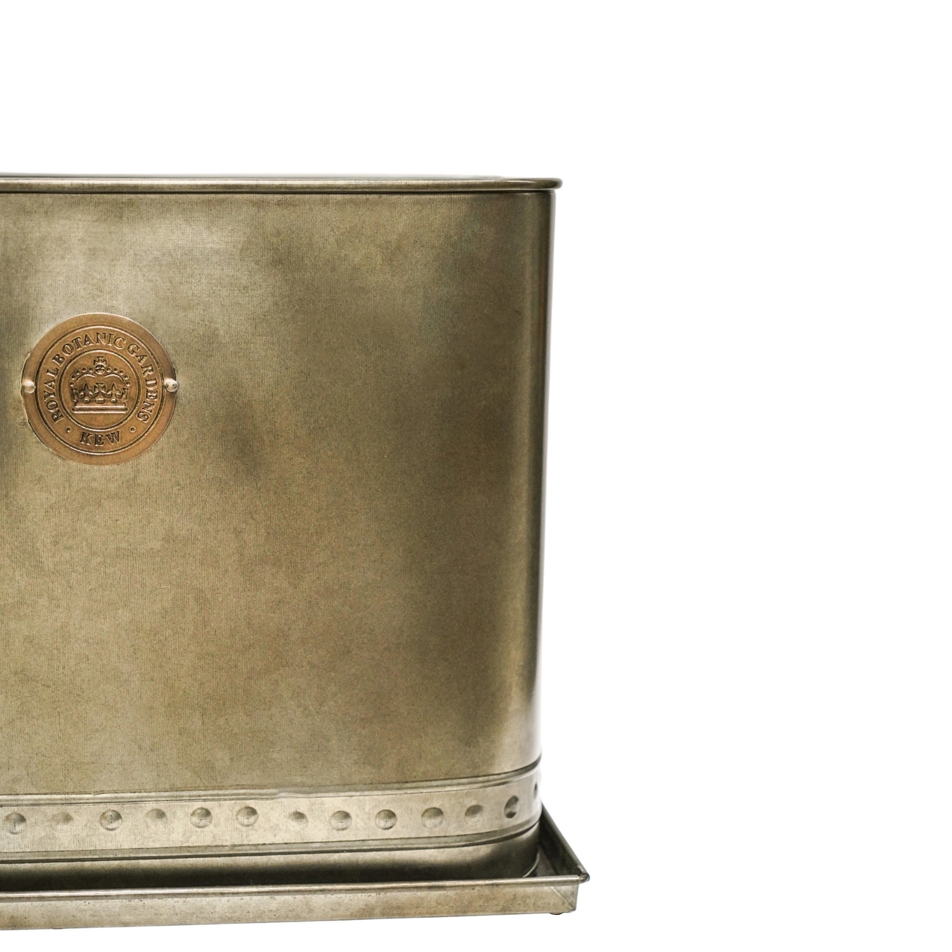 Skandi London Tall Luxe Outdoor Planter in Brass - Tall - Skandi London