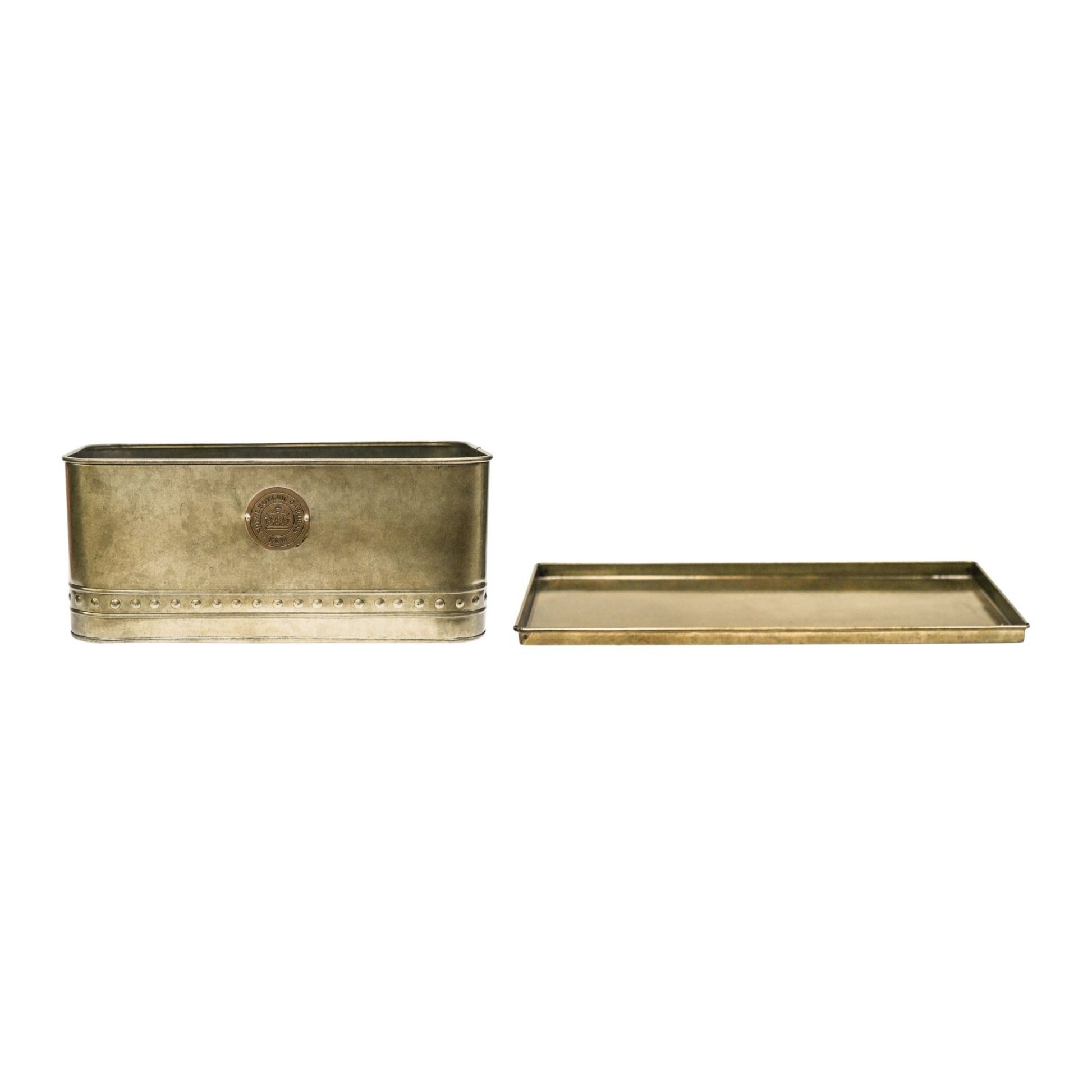 Skandi London Luxe Outdoor Trough in Brass - Medium - Skandi London