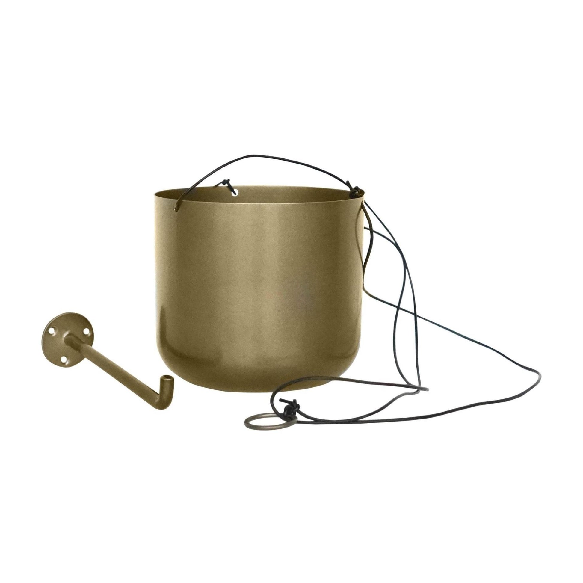 Skandi London Hanging Planter in Brass - Small - Skandi London