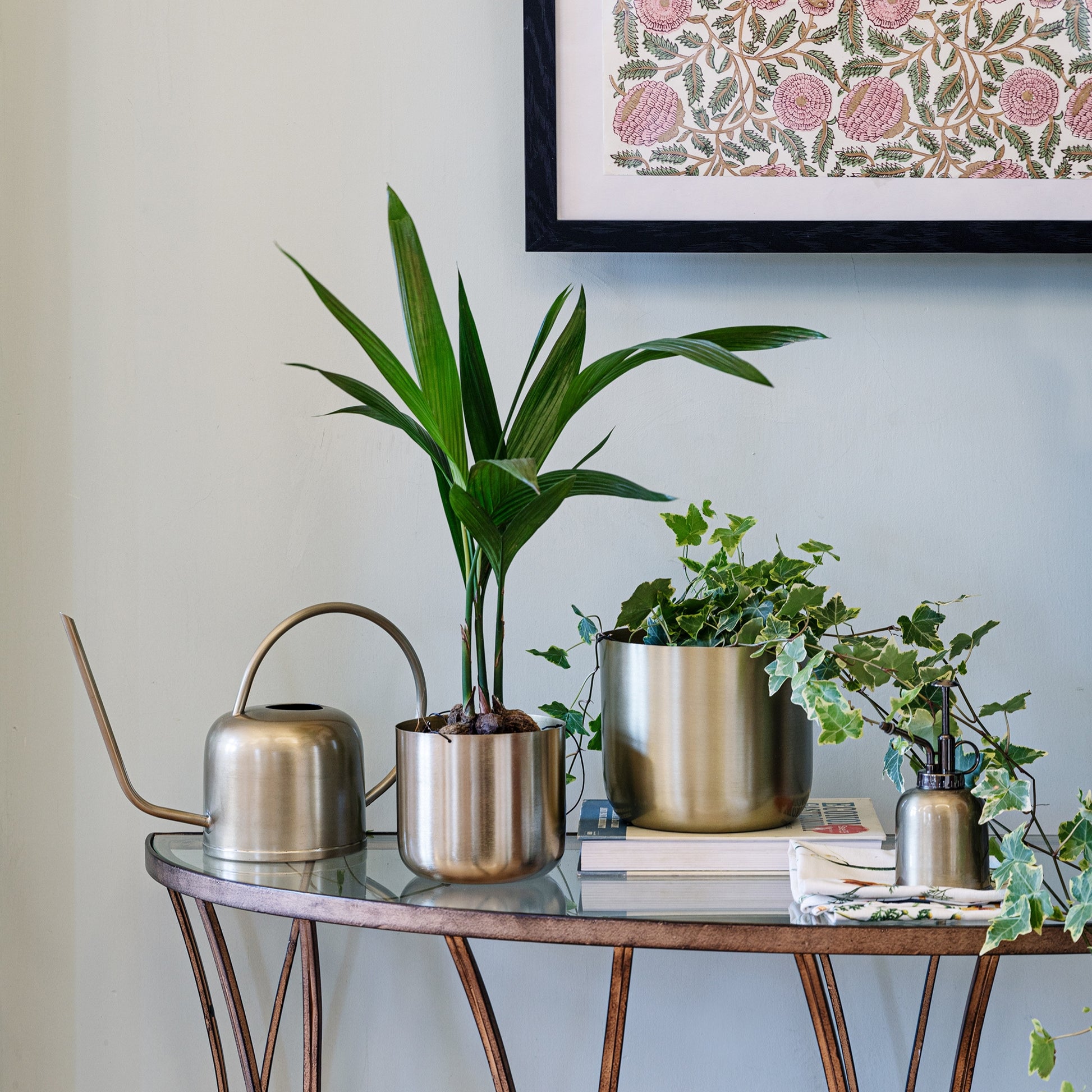 Skandi London Hanging Planter in Brass - Small - Skandi London