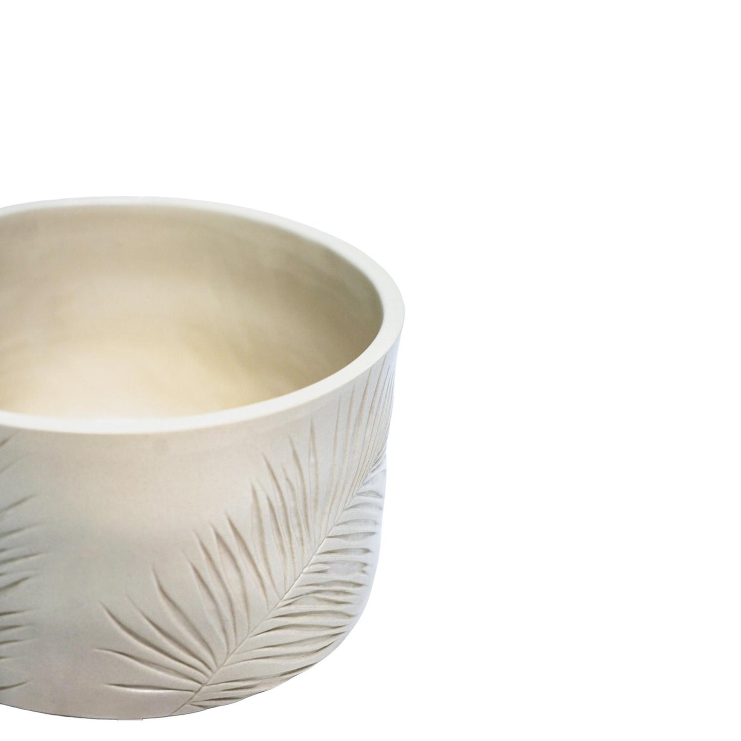 Skandi London Leaf Etched Bowl in Ivory - Skandi London