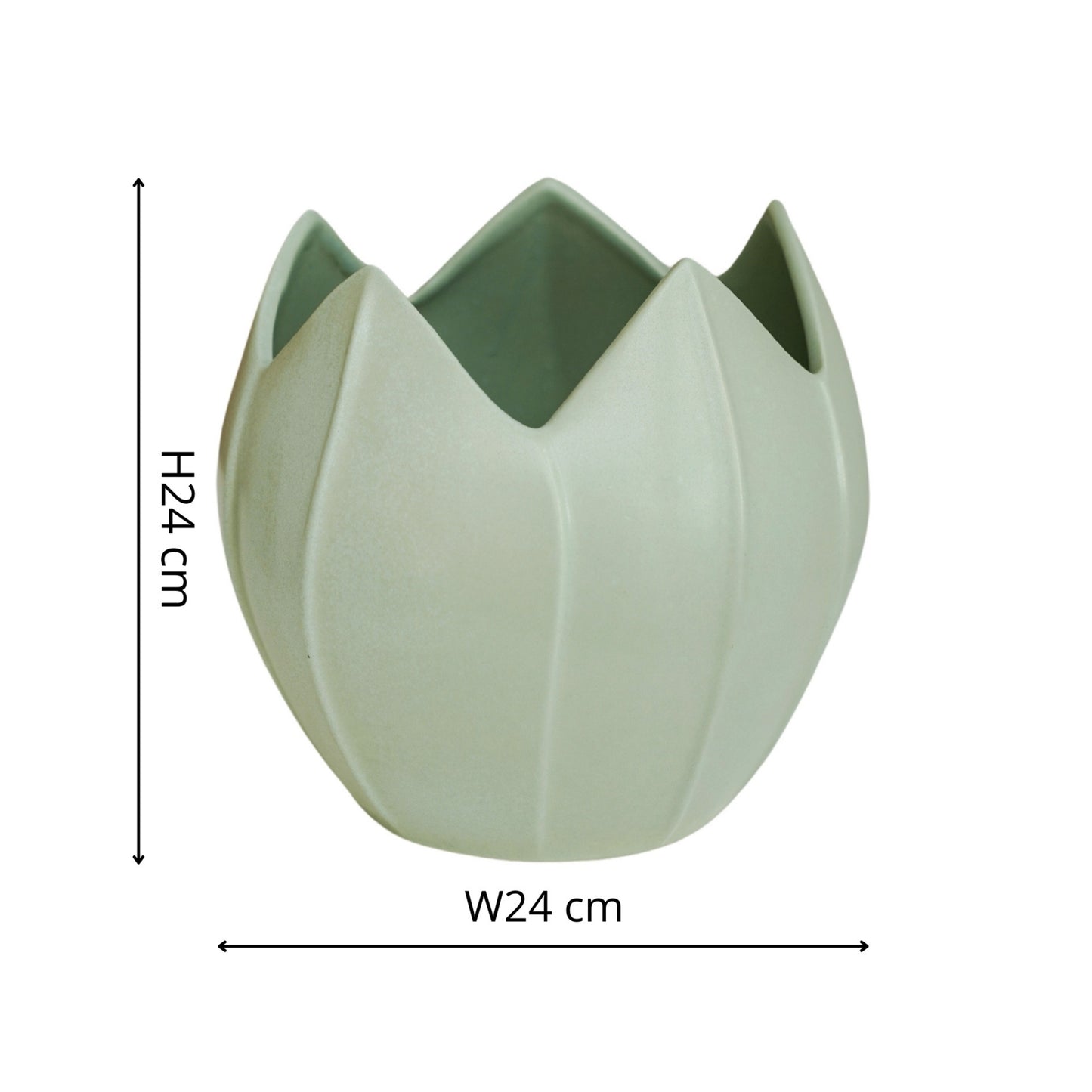 Skandi London Flower Planter Pistachio Green - Medium - Skandi London