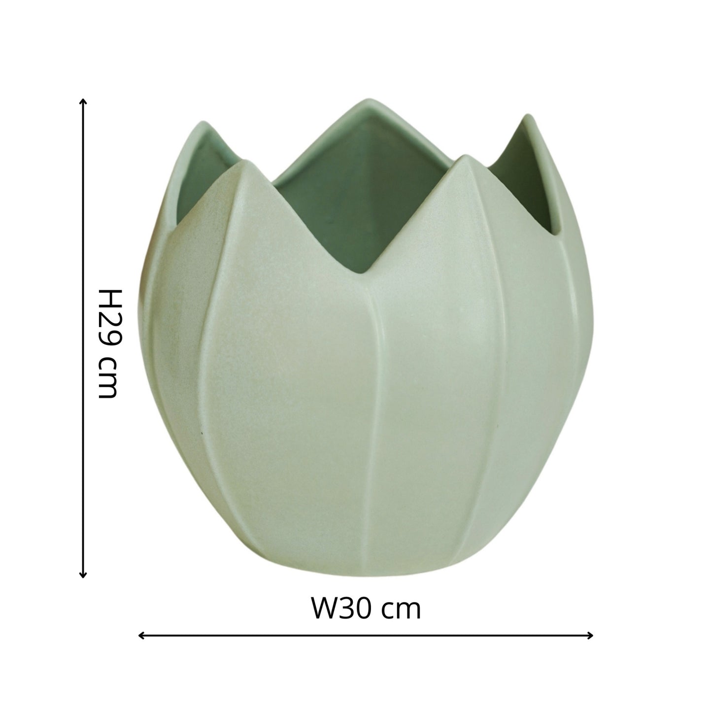 Skandi London Flower Planter Pistachio Green - Large - Skandi London