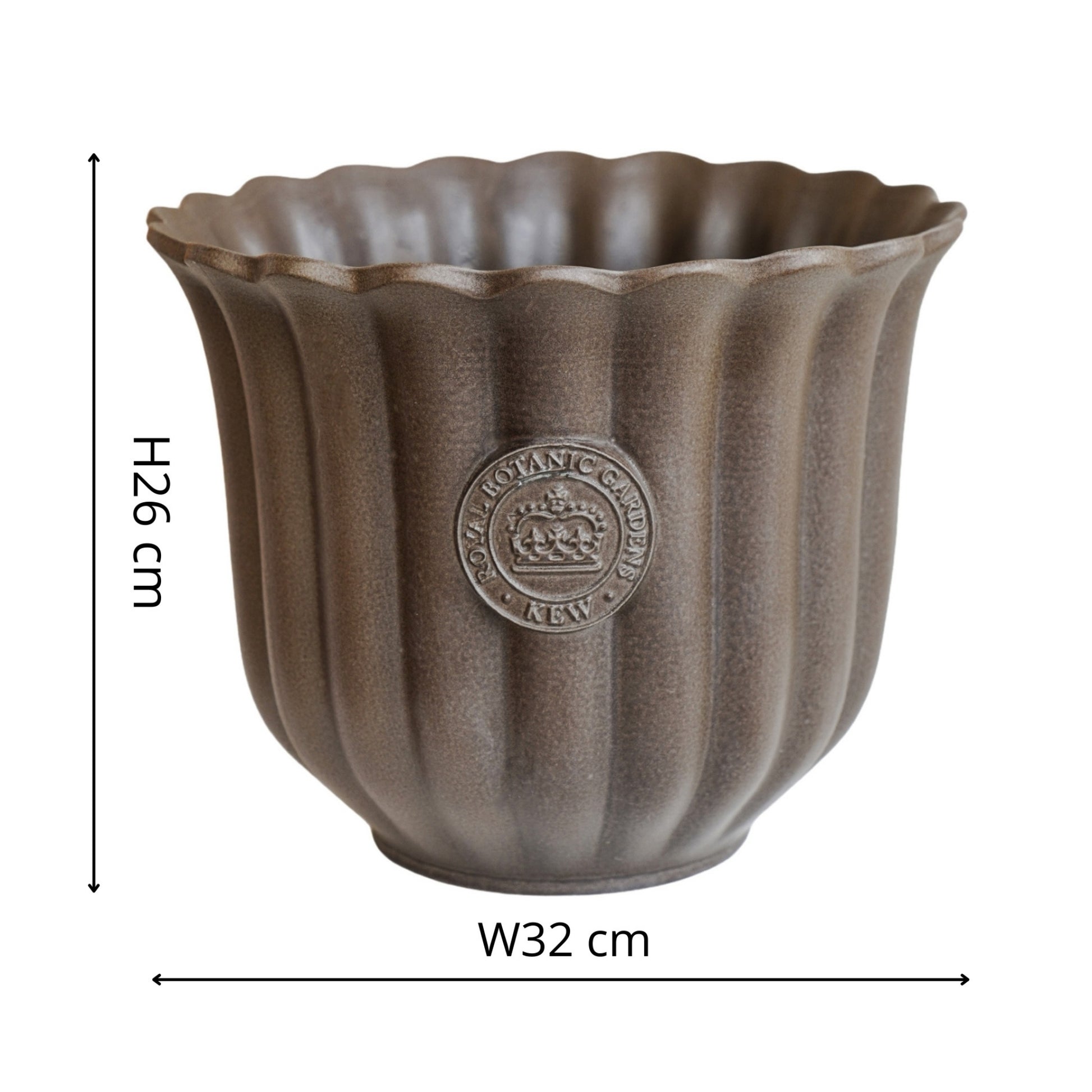 Skandi London Bloom Planter in Coffee - Large - Skandi London