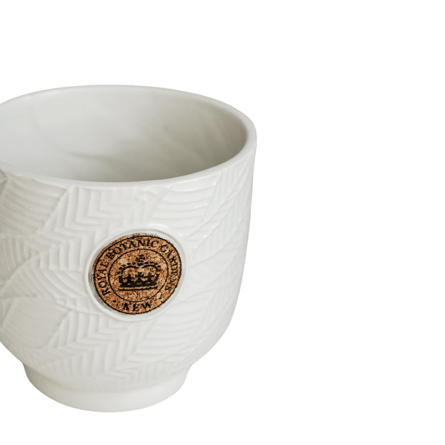 Skandi London Cork Emblem Earthy Planter in Eggshell - Medium - Skandi London