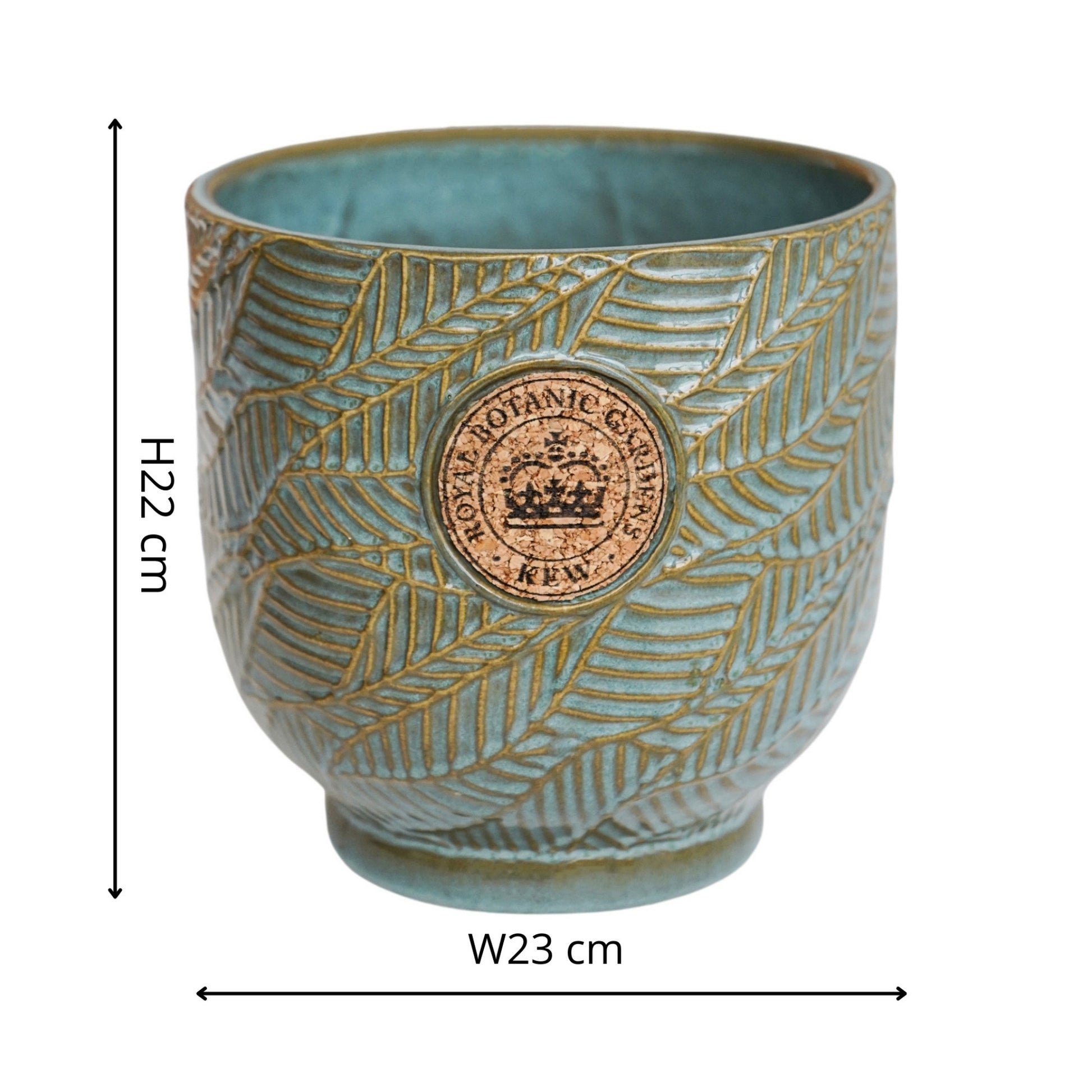 Skandi London Cork Emblem Earthy Planter in Moss - Large - Skandi London