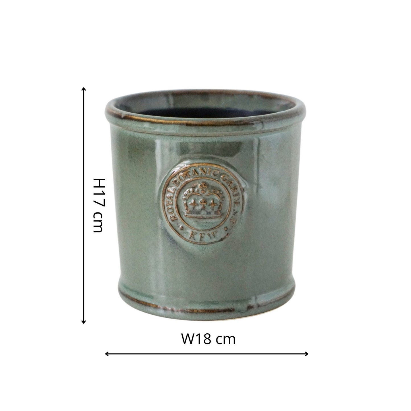 Skandi London Gloss Planter in Sage - Skandi London