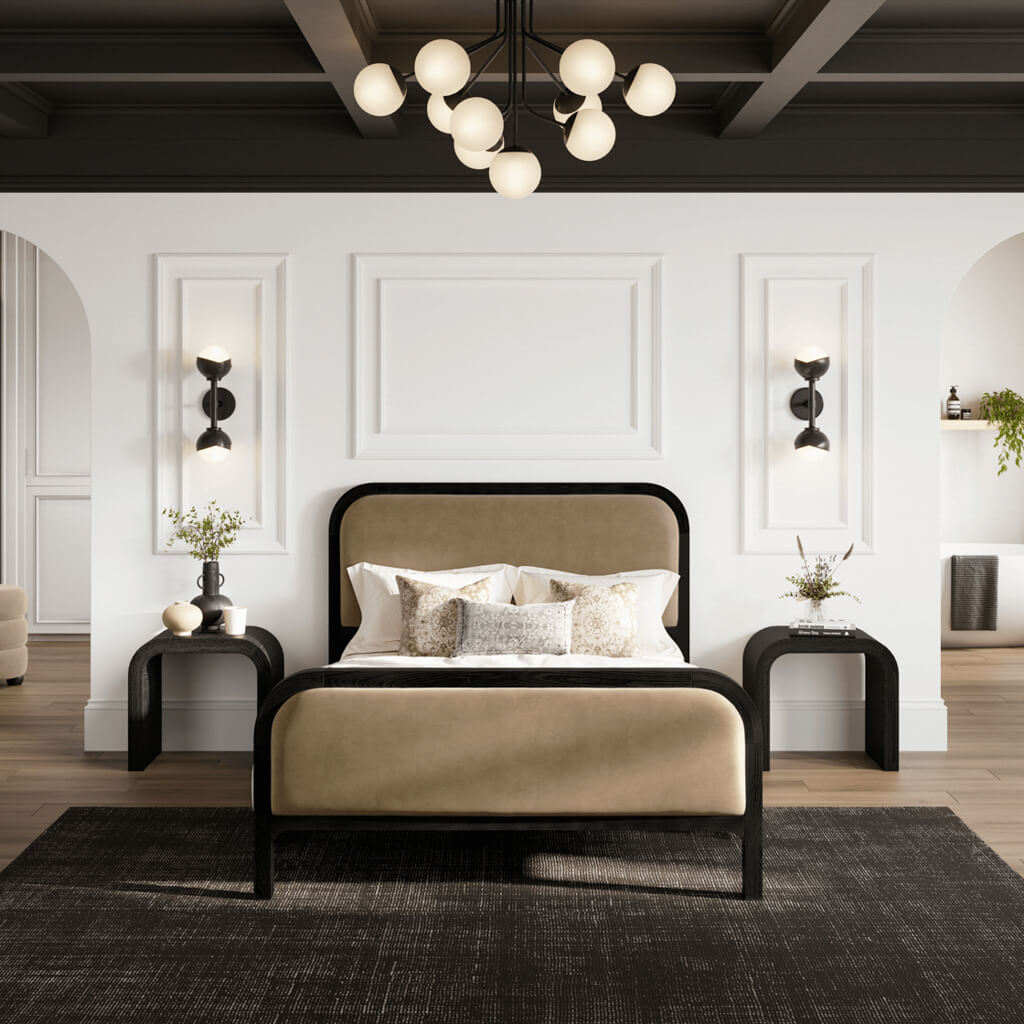 Nova Black Side Table - Skandi London