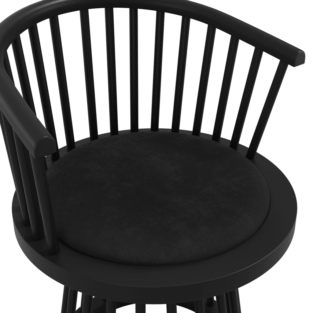 Nova Black & Black Dining Chair - Skandi London