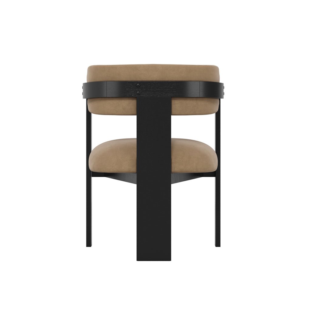 Nova Black & Mole Dining Chair - Skandi London