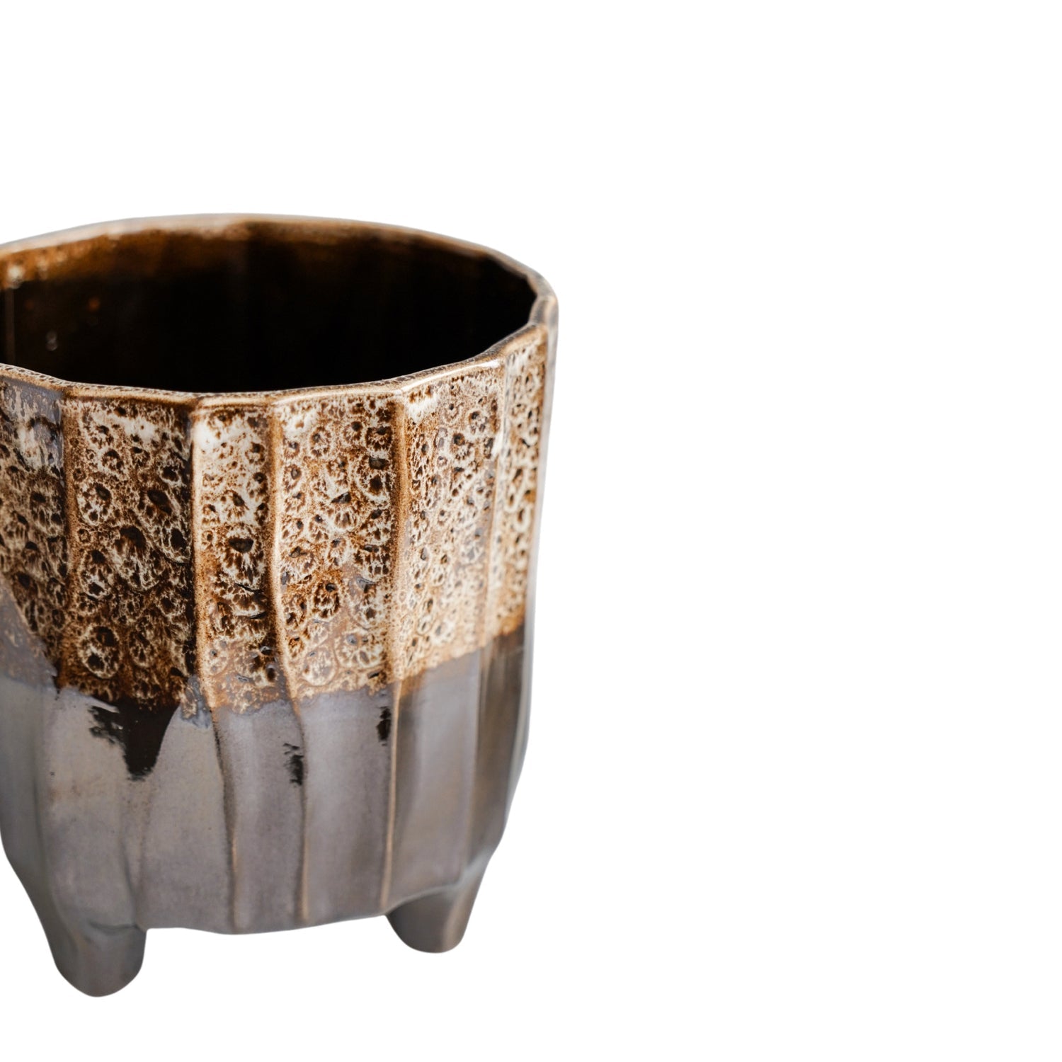 Aalesund Dark 3 Leg Planter - Skandi London