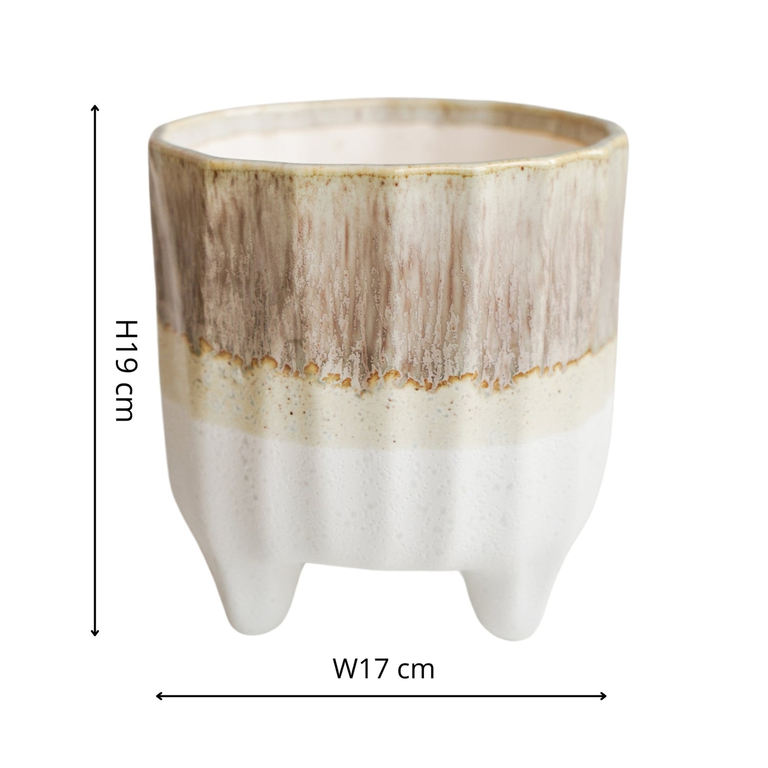 Aalesund Neutral 3 Leg Planter - Skandi London