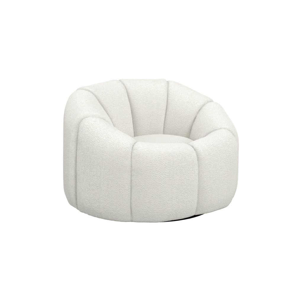 Nova Ivory Swivel Chair - Skandi London