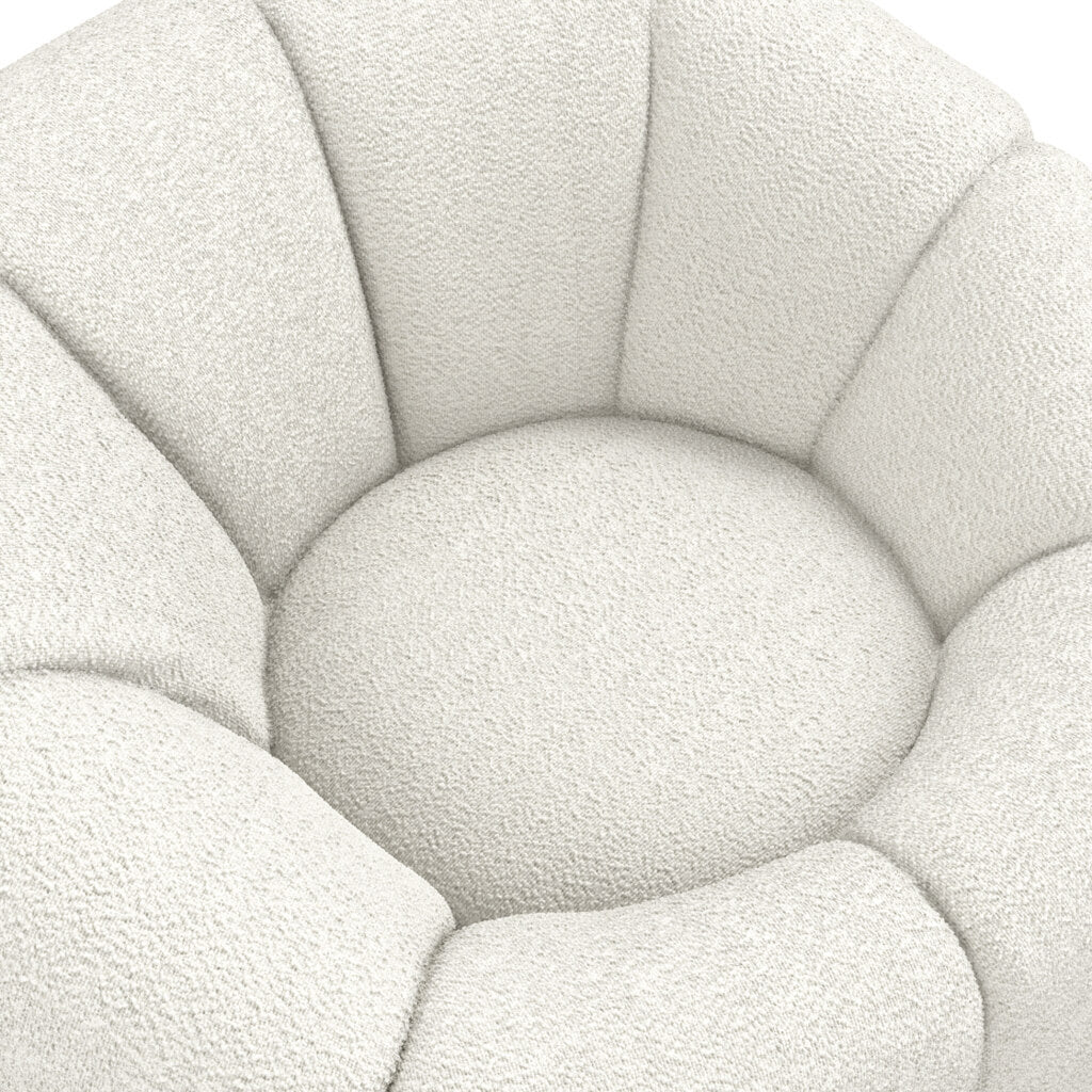 Nova Ivory Swivel Chair - Skandi London