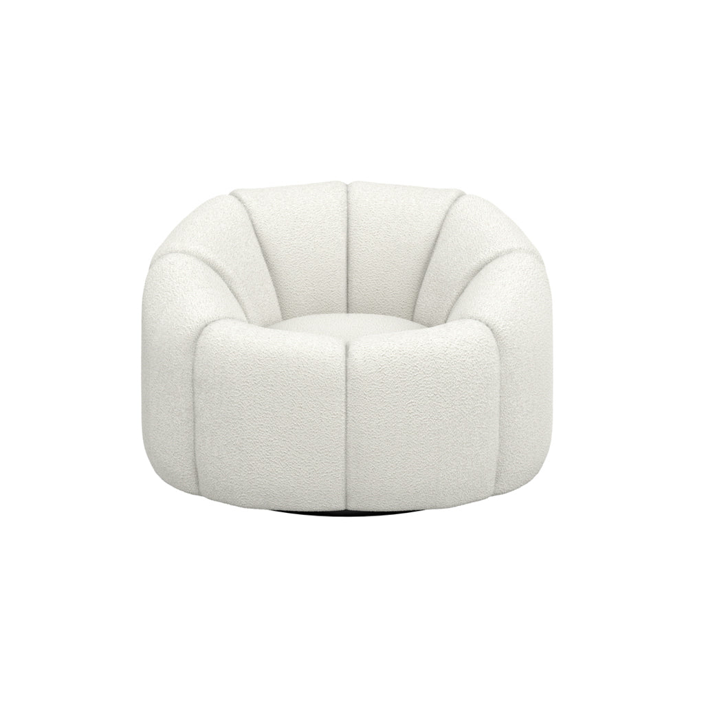Nova Ivory Swivel Chair - Skandi London