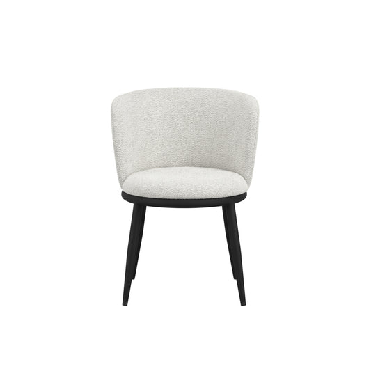 Nova Ivory & Black Dining Chair - Skandi London