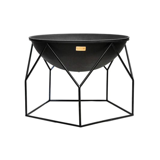 Outdoor Wolde Fire Pit Black - Skandi London