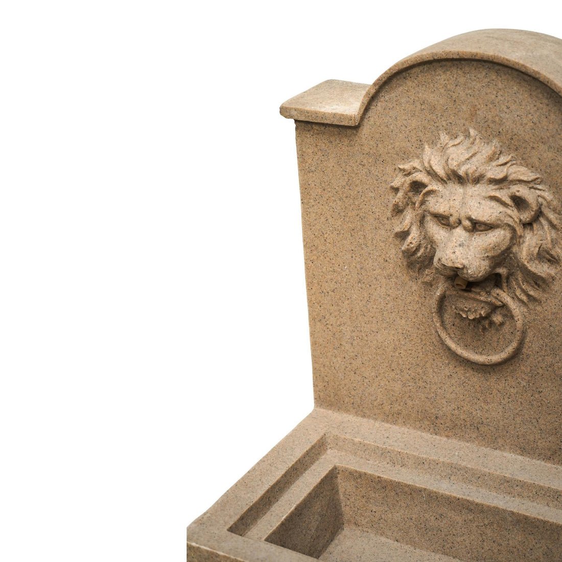 Outdoor Skandi London Luxury Lion Water Feature Sandstone - Skandi London