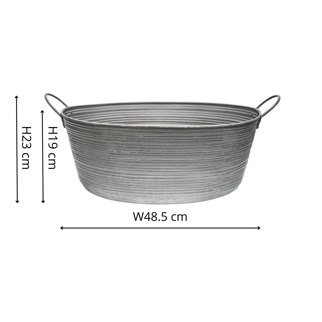 Outdoor Sven Oval Planter - Medium - Skandi London