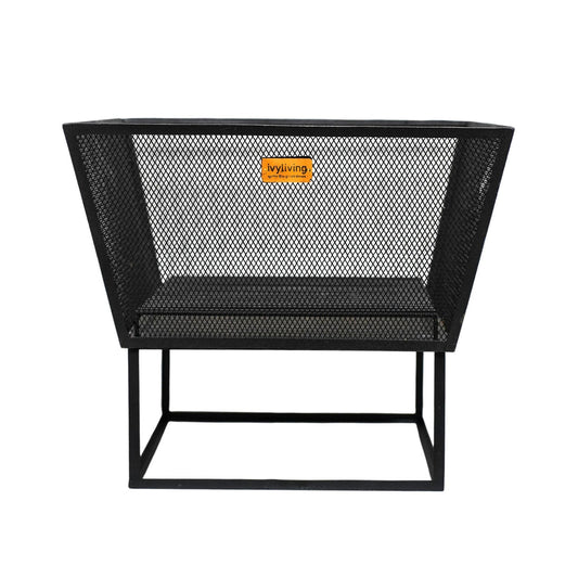 Outdoor Von Fire Pit Black Iron - Skandi London