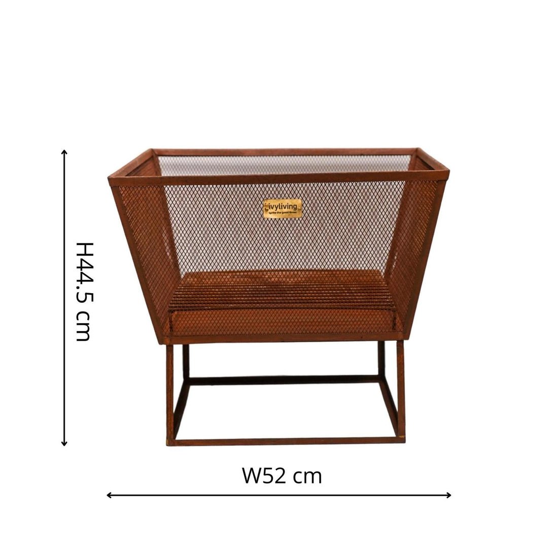 Outdoor Von Fire Pit Rust Iron - Skandi London