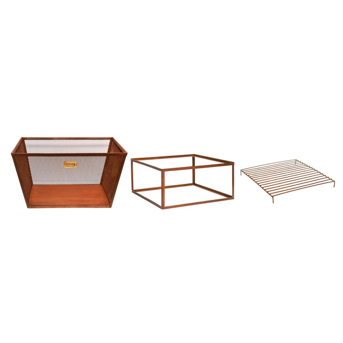 Outdoor Von Fire Pit Rust Iron - Skandi London