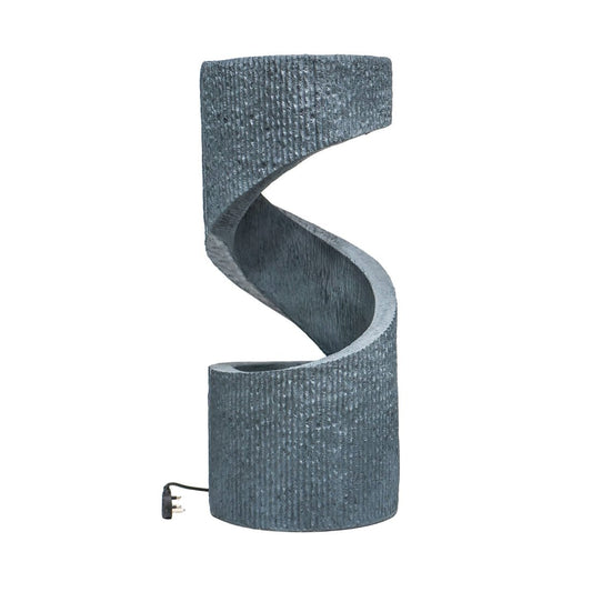 Skandi London Outdoor Spiral Water Feature Cement - Skandi London