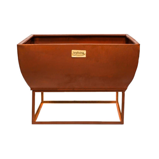 Outdoor Vigga Fire Pit Rust Iron - Skandi London