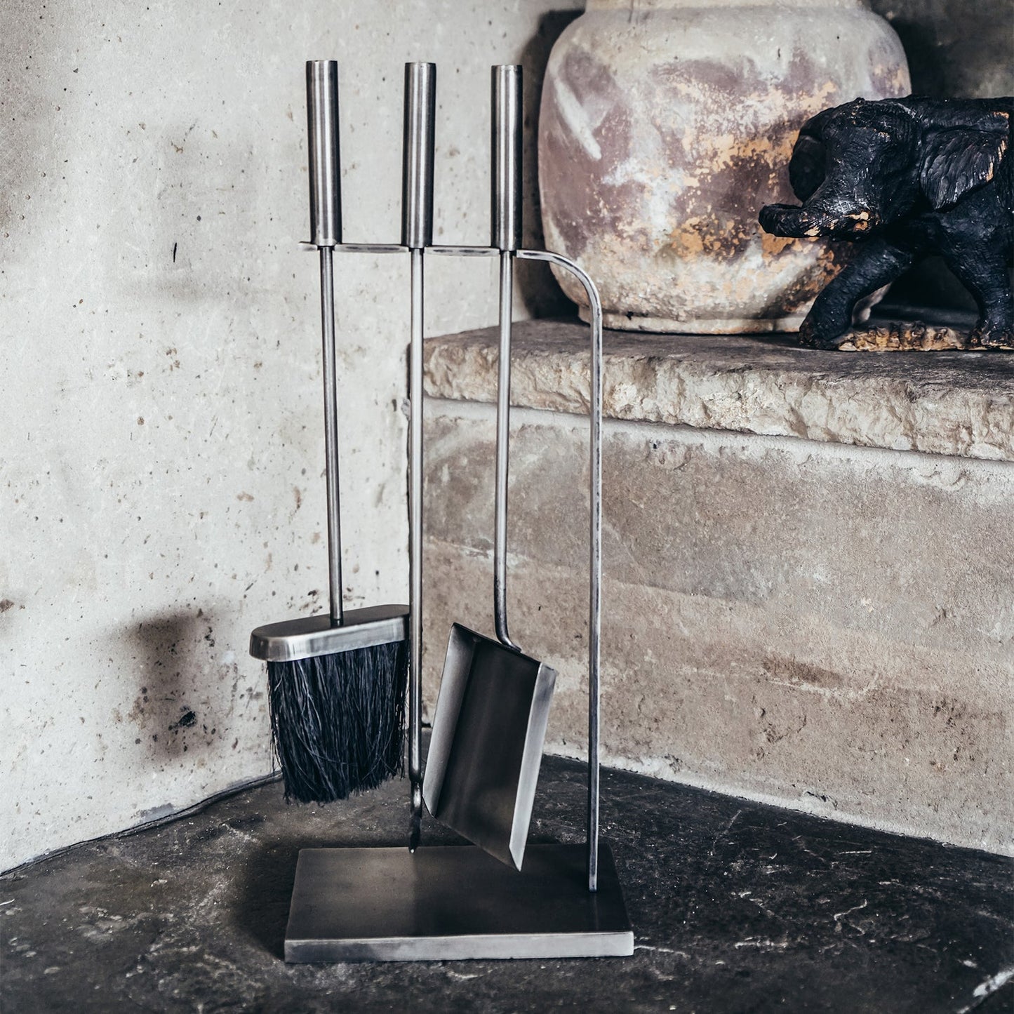 Grina Pewter Fireside Companion Set 3 Piece - Skandi London