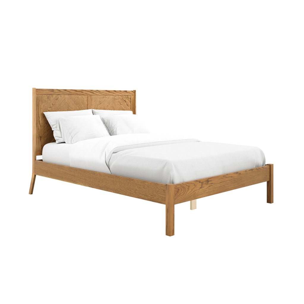 Hygge Smoked King Size Bed - Skandi London