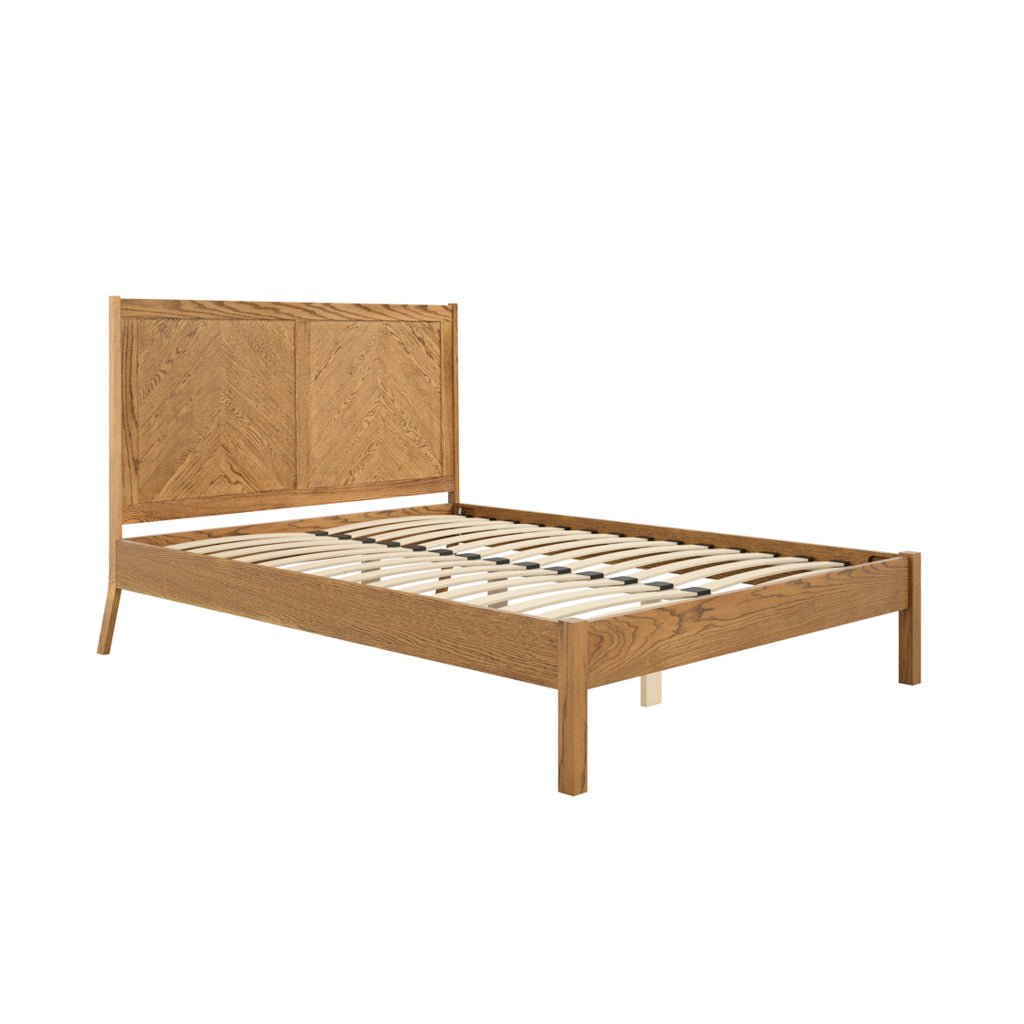 Hygge Smoked King Size Bed - Skandi London