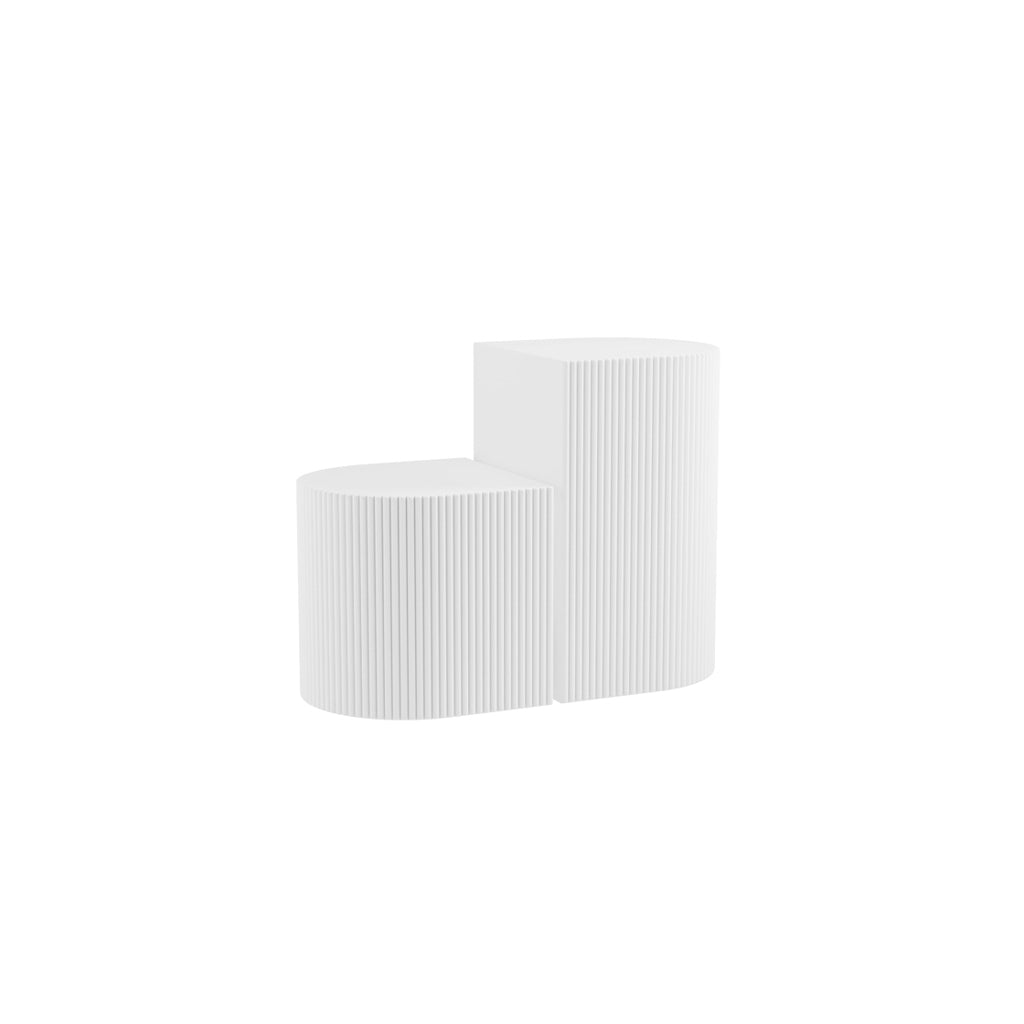 Nova White Side Table - Skandi London