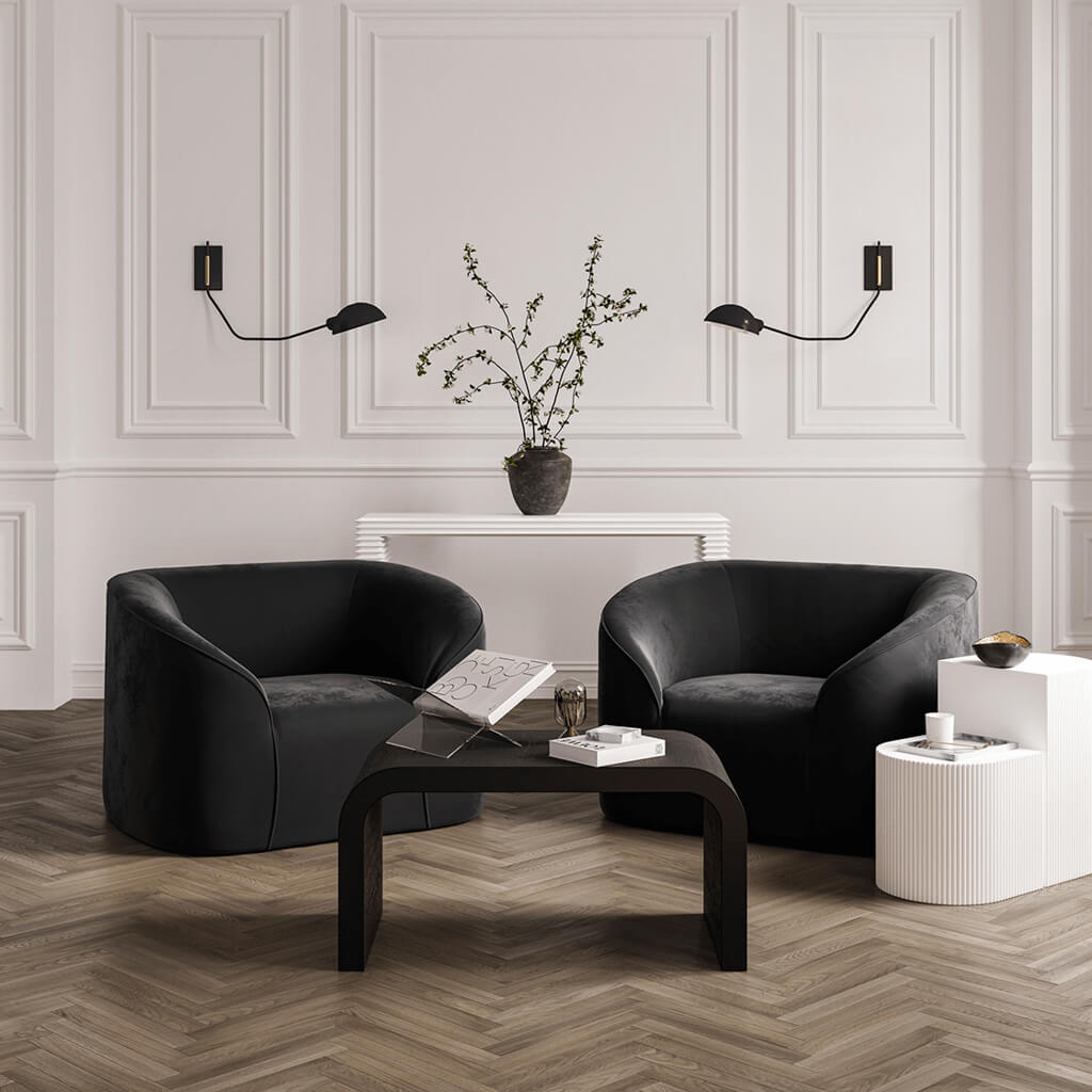 Nova White Side Table - Skandi London