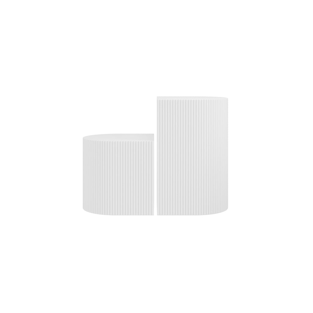 Nova White Side Table - Skandi London