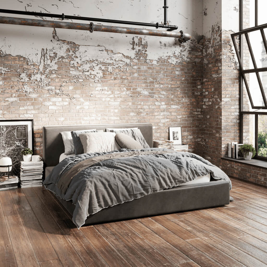 Oslo House Dapple Grey King Size Bed - Skandi London