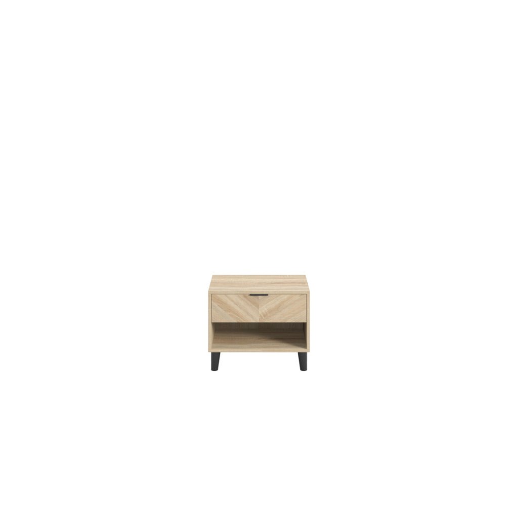 Soho Nordic Chevron 1 Dr Bedside Cabinet - Skandi London