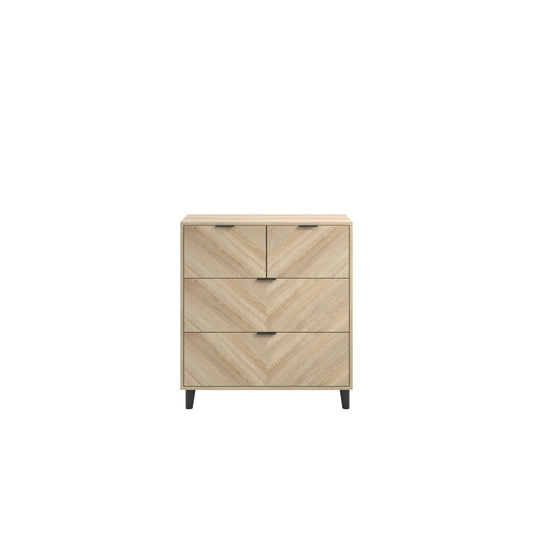 Soho Nordic Chevron 4 Dr Chest - Skandi London
