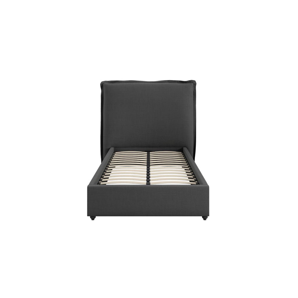 Hygge Deep Grey Single Bed - Skandi London