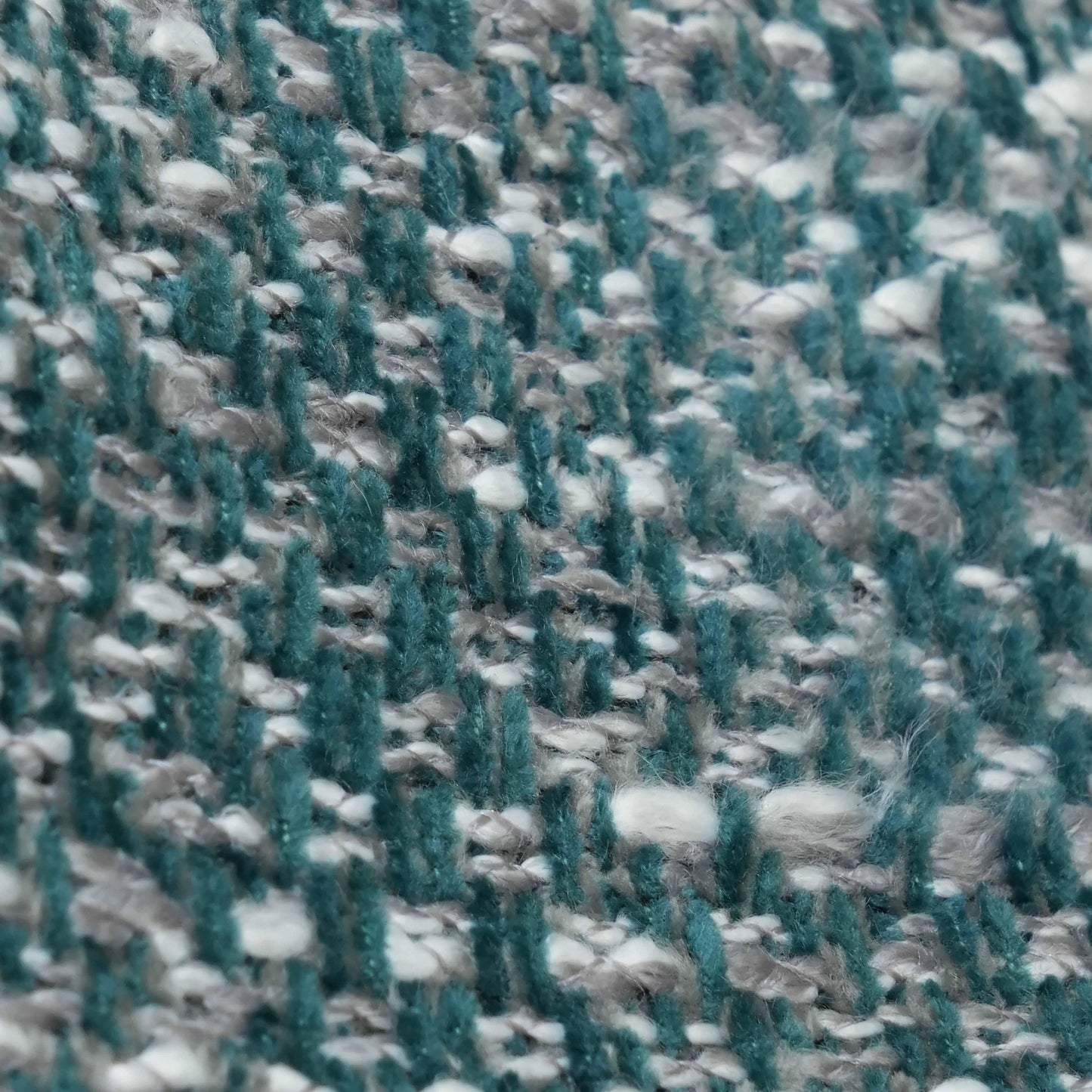 Claire Teal Knubby Stool - Skandi London