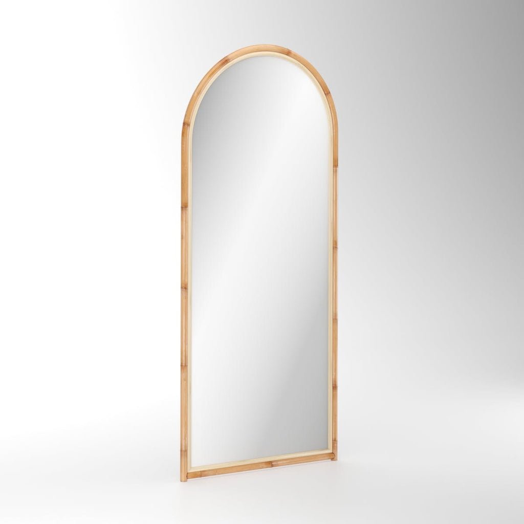 Elegant Natural Rattan Mirror - Skandi London