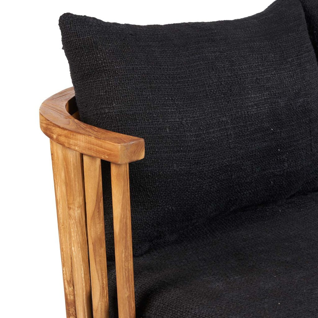 The Malawi Two Seater - Natural Black - Skandi London