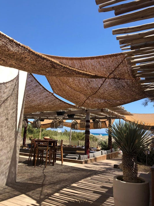 The Coco Shade Triangular - Natural - 350x350 - Skandi London