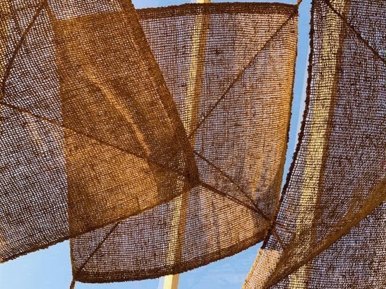 The Coco Shade Triangular - Natural - 350x350 - Skandi London