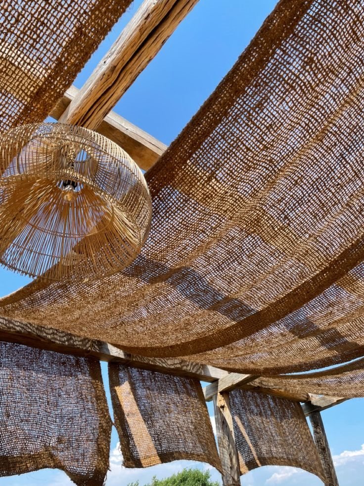 The Coco Shade Triangular - Natural - 350x350 - Skandi London