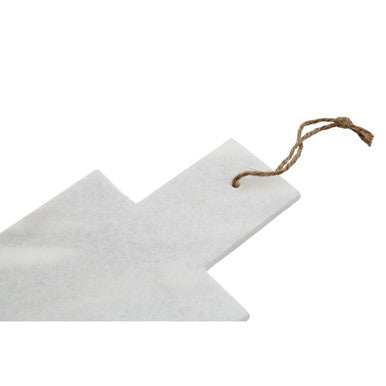 Kindia Rectangular Marble Paddle Chopping And Serving Board