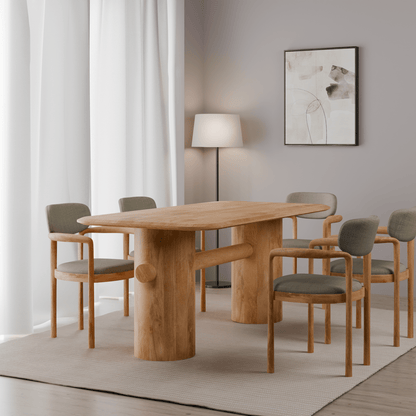 St James Mango Wood Dining Table - Skandi London